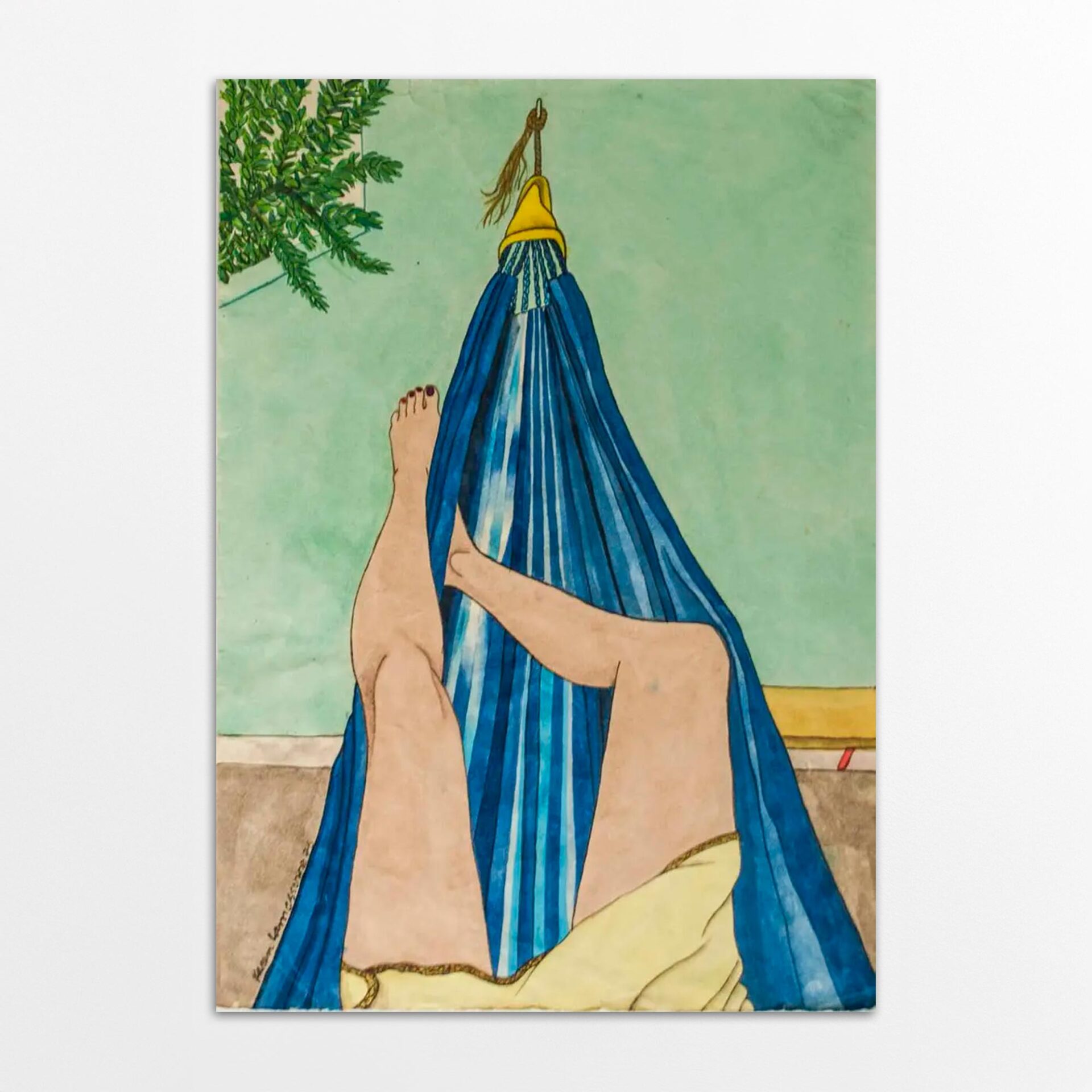 Hamaca azul