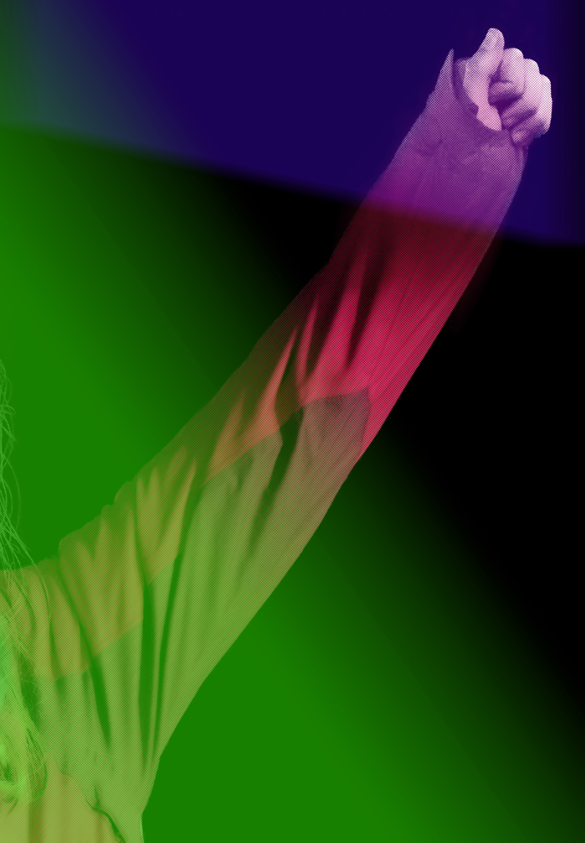 Paint Lower Left Corner Green