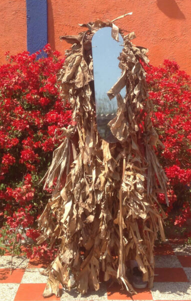 El espiritu Africano y su raja en el espejo (Autoretrato)