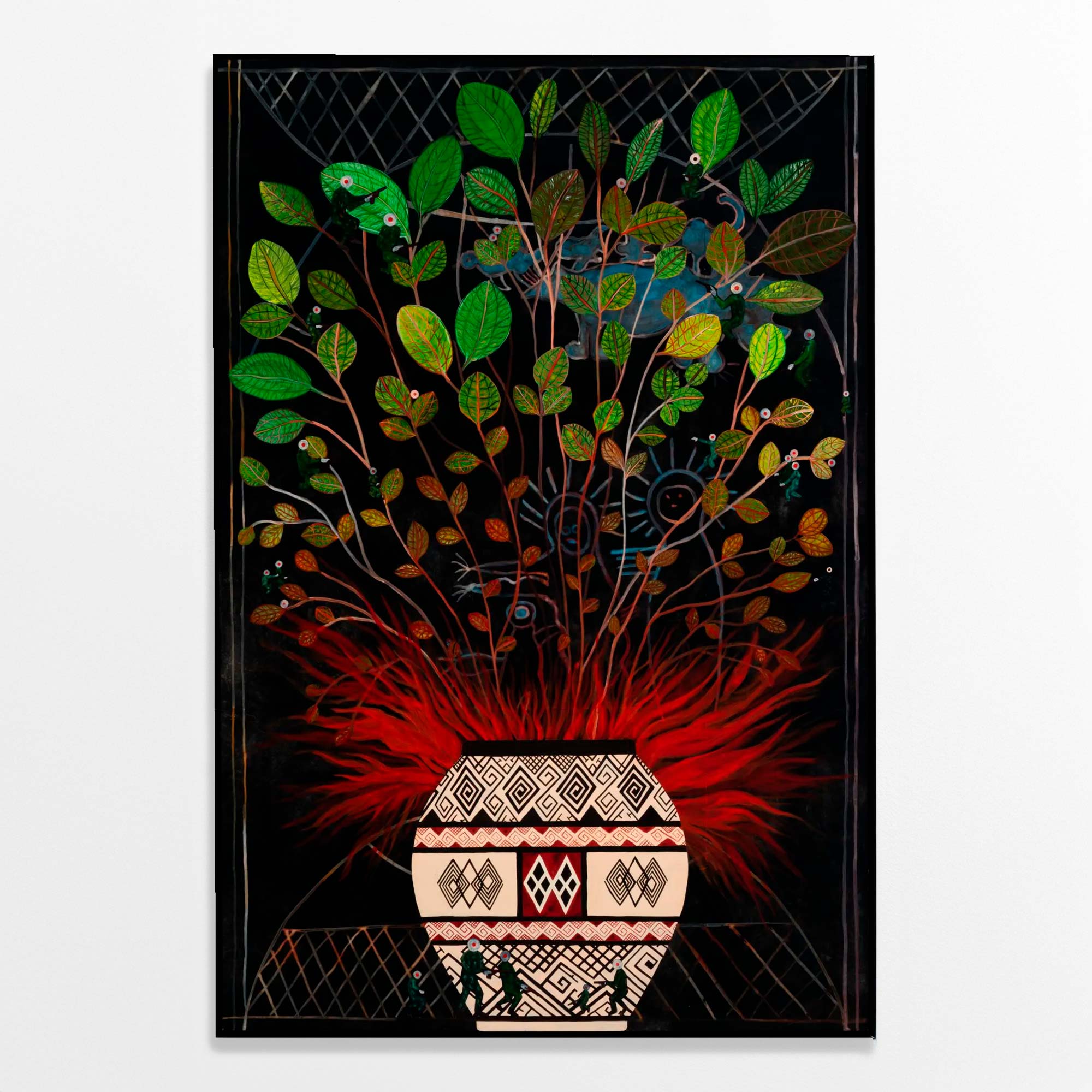 Dream Map and Cornucopia with Coca Leaves