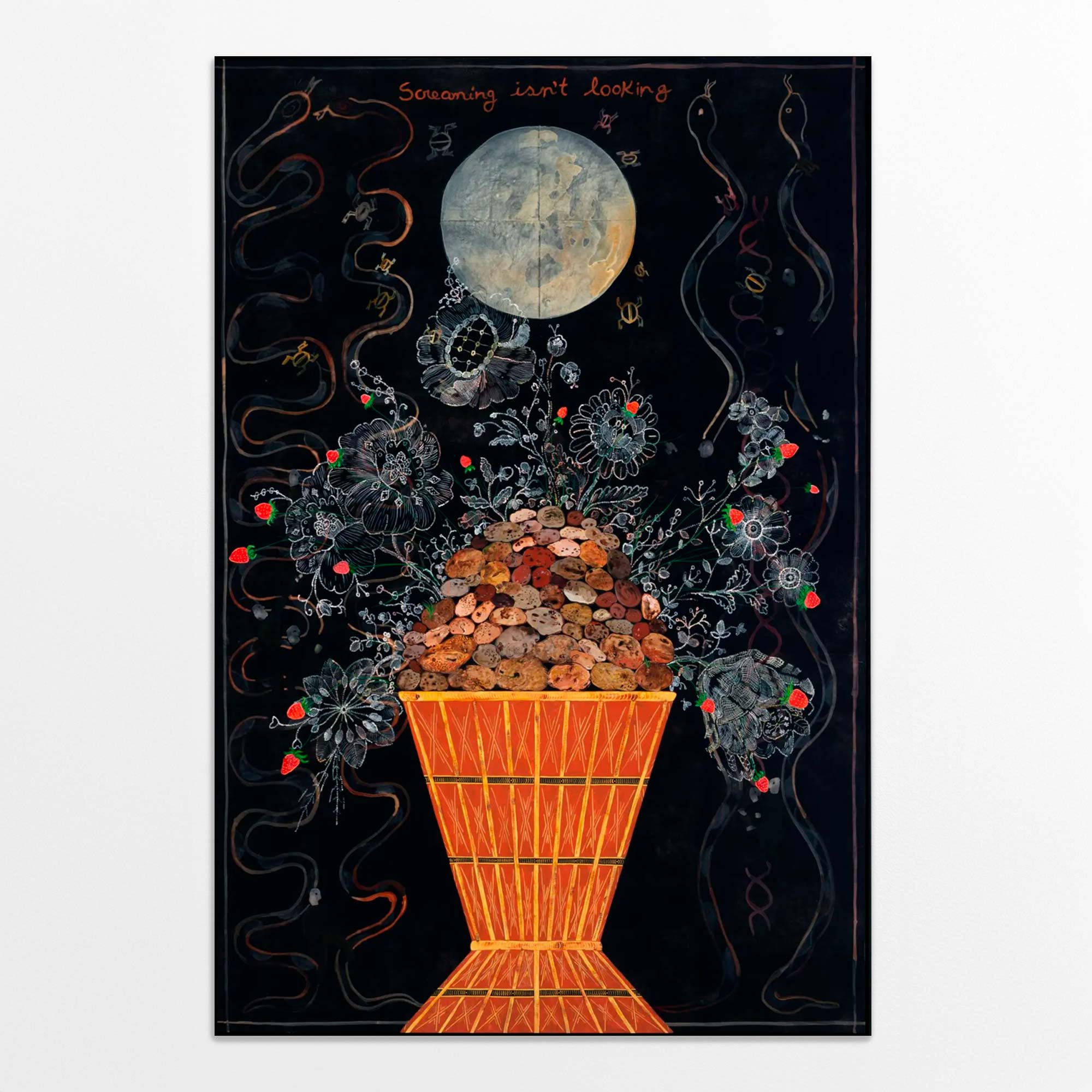 Dream Map and Cornucopia with Moon