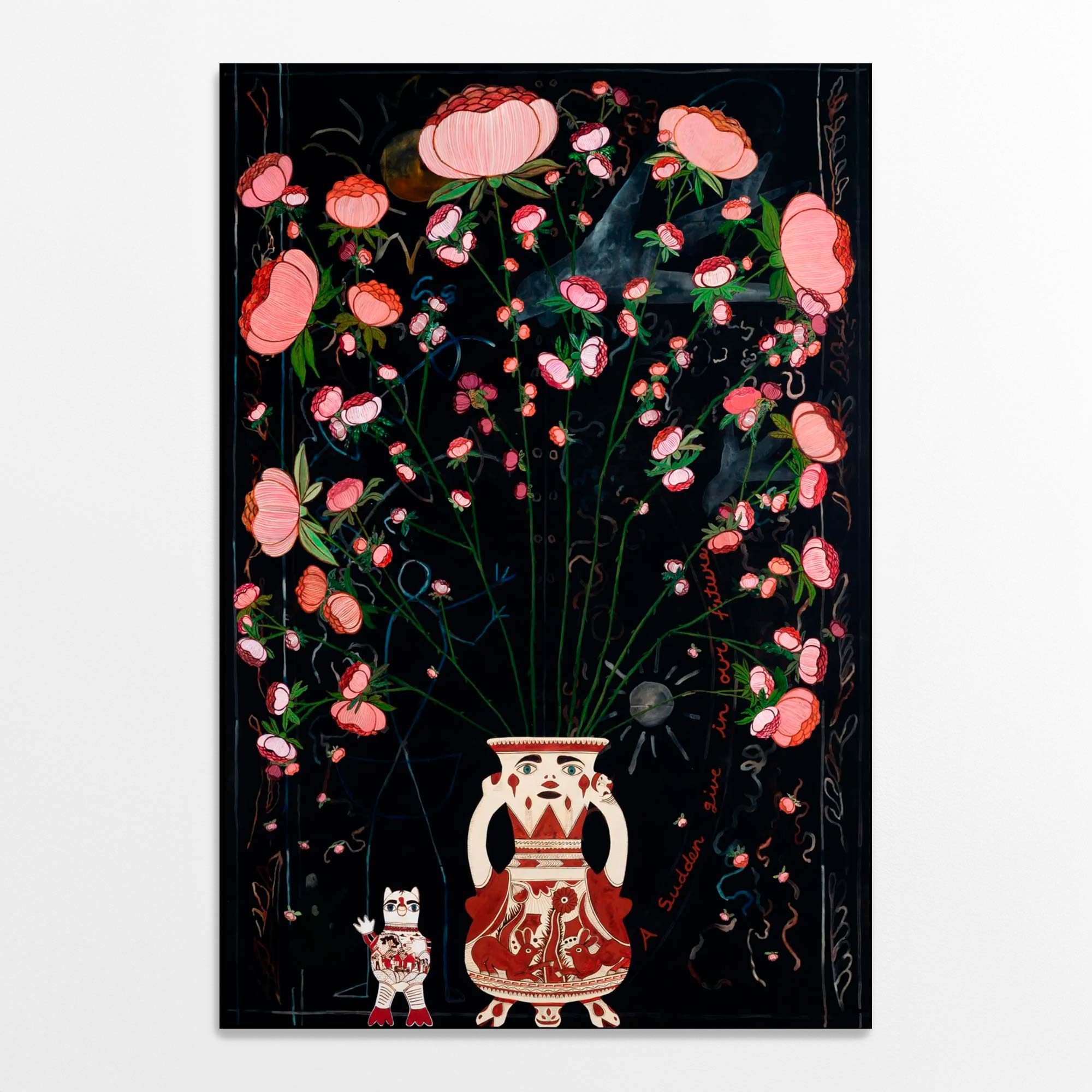 Dream Map and Cornucopia with Roses